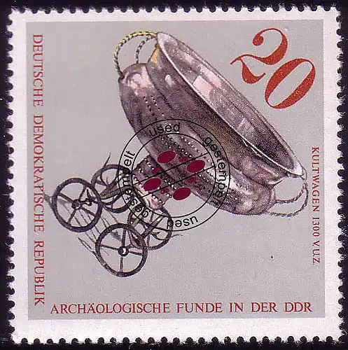 2183 Archäologische Funde in der DDR 20 Pf O