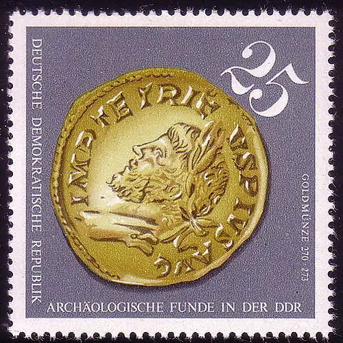 2184 Archäologische Funde in der DDR 25 Pf **