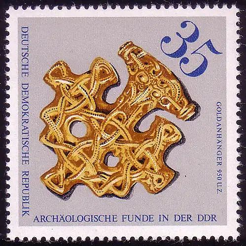 2185 Archäologische Funde in der DDR 35 Pf **