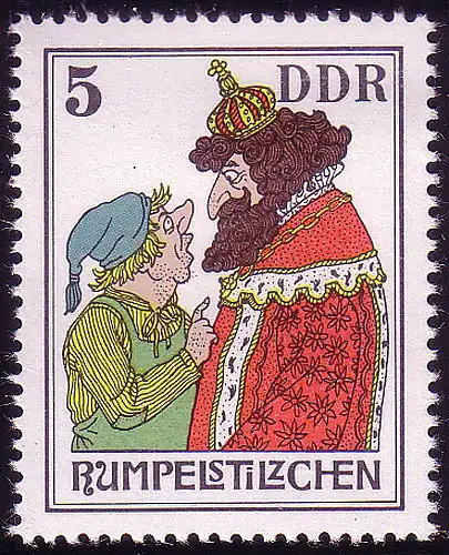 2187 Märchen - Rumpelstilzchen 5 Pf **