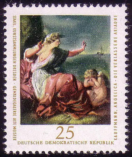 2196 Collections d'art drèsden 25 Pf **