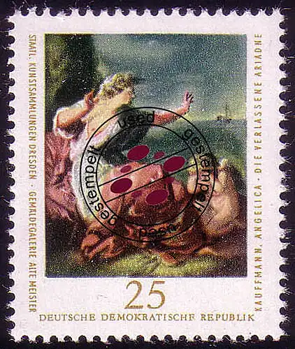 2196 Collections d'art nationales Dresde 25 Pf O