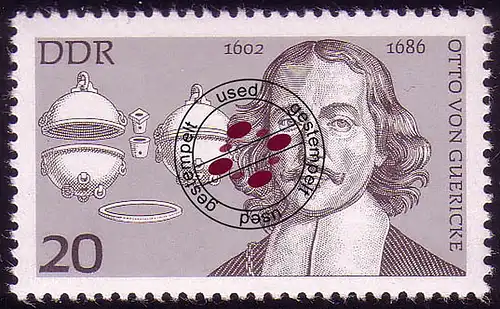 2200 Bedeutende Persönlichkeiten 20 Pf von Guericke O