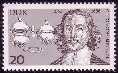 2200 Personnalités importantes 20 Pf de Guericke **