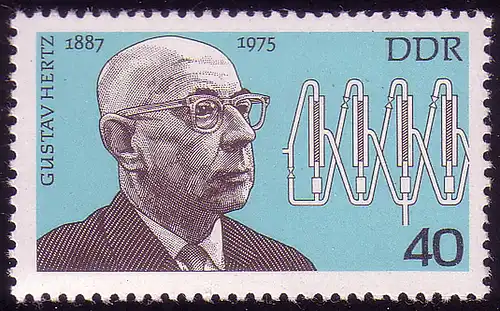 2202 Personnalités importantes 40 Pf Hertz **