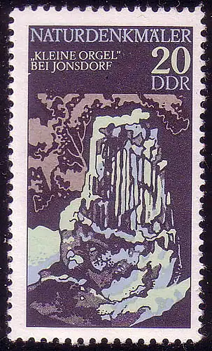 2204 Naturdenkmäler 20 Pf Kleine Orgel **