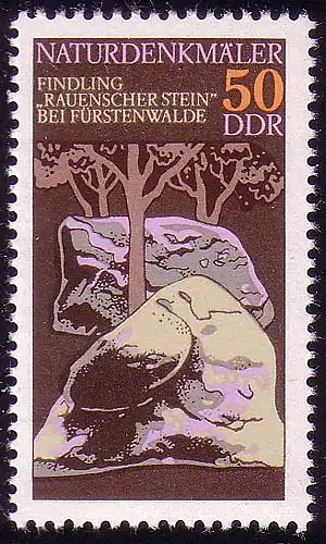 2207 Monuments naturels 50 Pf Rauerser Stein **