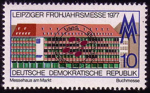 2208 Leipziger Frühjahrsmesse 10 Pf 1977 O