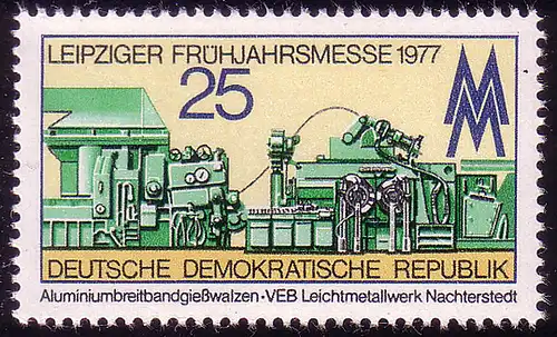 2209 Leipziger Frühjahrsmesse 25 Pf 1977 **