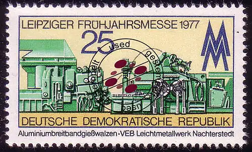 2209 Leipziger Frühjahrsmesse 25 Pf 1977 O