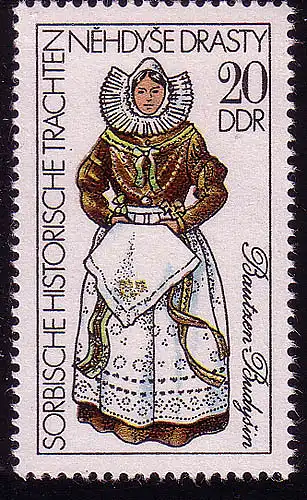 2211 Historische sorbische Trachten 20 Pf **