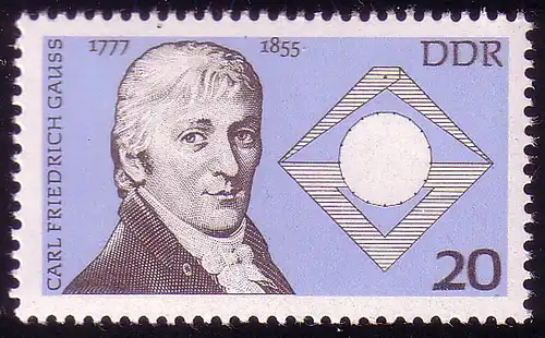 2215 Personnalités importantes 20 Pf Gauss **