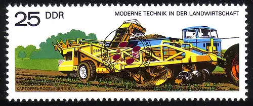 2238 Technologie moderne 25 Pf Chargeur de pommes de terre à roulette O