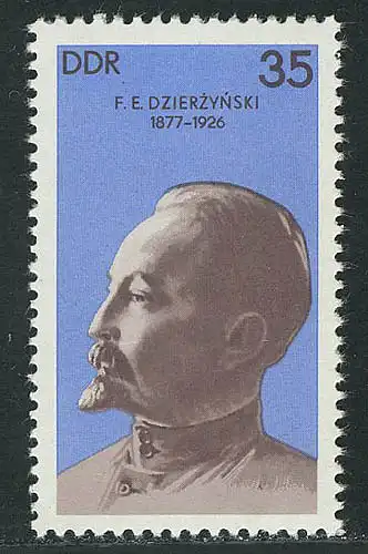 2253 Feliks Dserschinskij 35 Pf aus Block 49 **