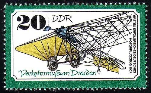 2256 Musée des Transports de Dresde 20 Pf **