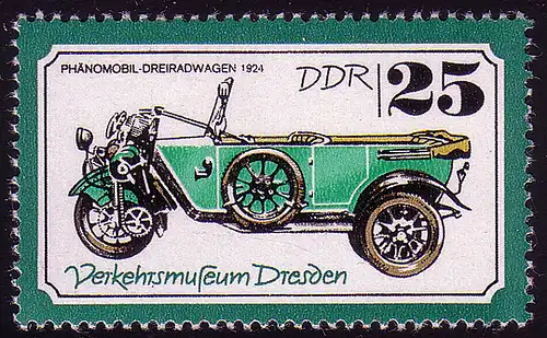 2257 Verkehrsmuseum Dresden 25 Pf **