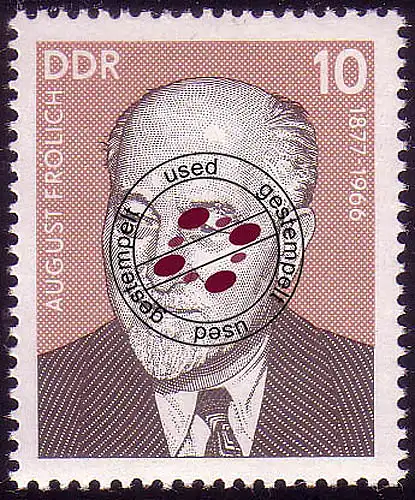 2265 Personnellement, du mouvement ouvrier 1977 Fröslich O