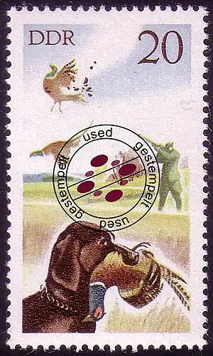 2272 Jagdwesen Fasanenjagd 20 Pf O gestempelt