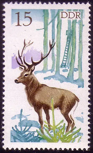 2271 Jagdwesen Rothirsch 15 Pf, postfrisch **