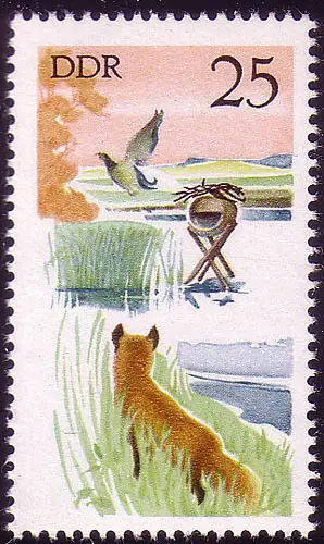 2273 Jagdwesen Fuchs 25 Pf, postfrisch **