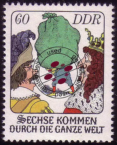 2286 Fêtes Six viennent à travers le monde 60 Pf O