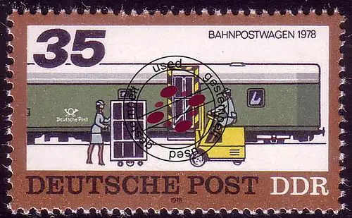 2302 transport postal précédent et aujourd'hui 35 Pf O