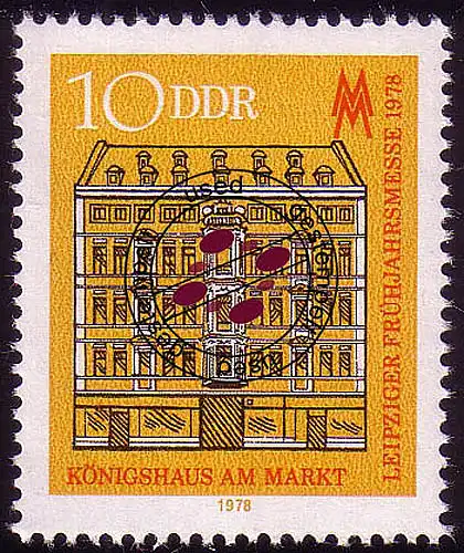 2308 Leipzig Salon du printemps 10 Pf 1978 O