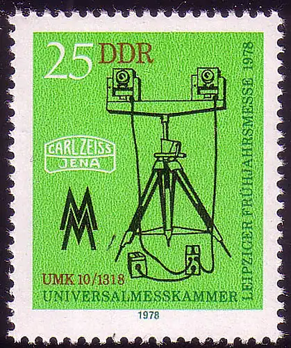 2309 Leipziger Frühjahrsmesse 25 Pf 1978 **