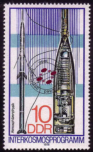 2310 Interkosmosprogramm 10 Pf O gestempelt