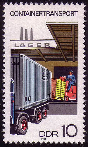 2326 Containertransport 10 Pf **