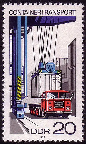 2327 Transport de conteneurs 20 Pf **