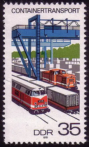 2328 Transport de conteneurs 35 Pf **