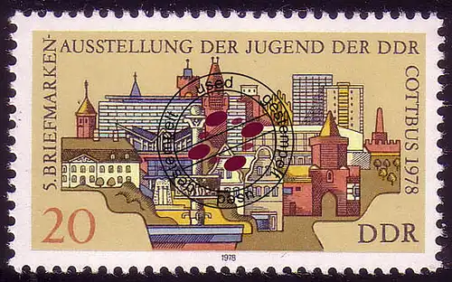 2344 Briefmarkenausstellung der Jugend 20 Pf 1978 O