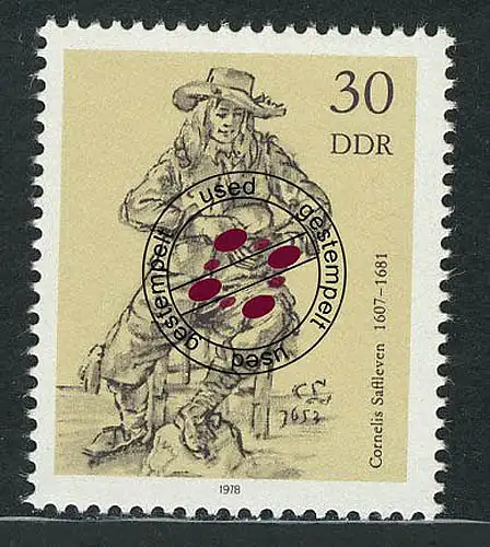 2350 Kupferstichkabinett 30 Pf O gestempelt