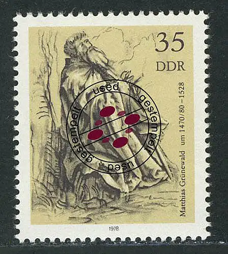 2351 Kupferstichkabinett 35 Pf O gestempelt