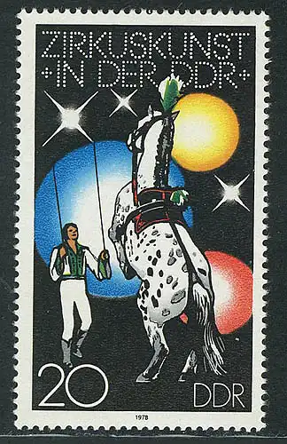 2366 Art de cirque 20 Pf **