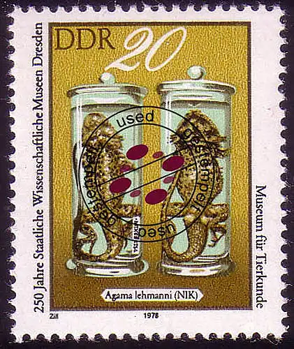 2371 Musées Scientifiques Dresde 20 Pf O