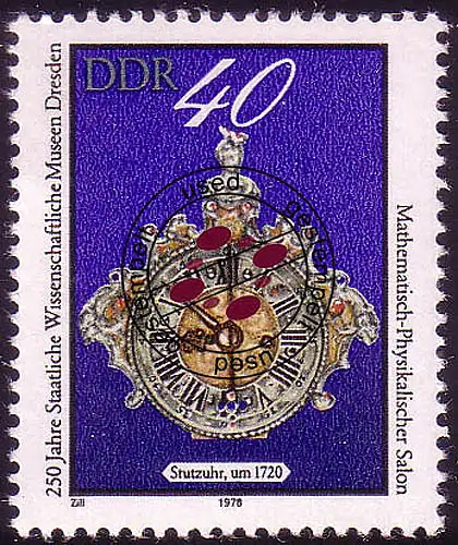 2374 Musées Scientifiques Dresde 40 Pf O