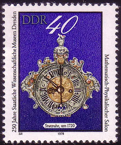 2374 Staatl. Wissenschaftliche Museen Dresden 40 Pf, postfrisch **