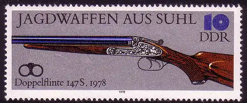 2377 Armes de chasse de Suhl 10 Pf **