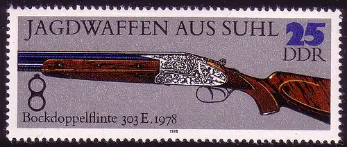 2379 Jagdwaffen aus Suhl 25 Pf **