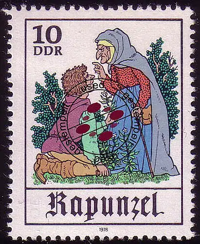 2382 Märchen - Rapunzel 10 Pf O