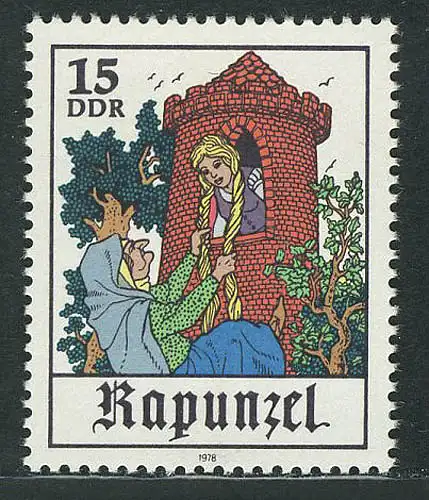 2383 Märchen - Rapunzel 15 Pf, postfrisch **