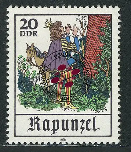 2384 Fêtes - Rapunzel 20 Pf O