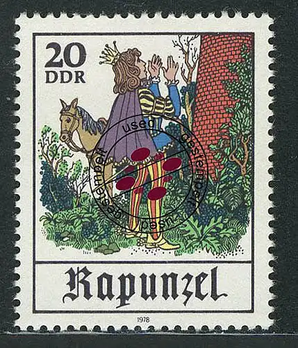 2384 Märchen - Rapunzel 20 Pf O
