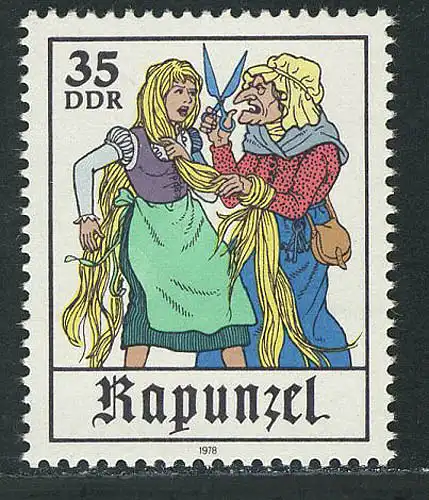 2386 Märchen - Rapunzel 35 Pf **