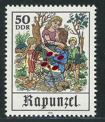 2387 Märchen - Rapunzel 50 Pf O gestempelt