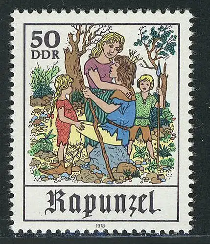 2387 Märchen - Rapunzel 50 Pf**