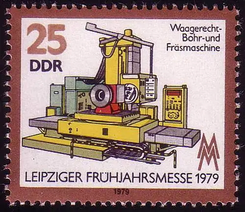 2404 Leipziger Frühjahrsmesse 25 Pf 1979 **