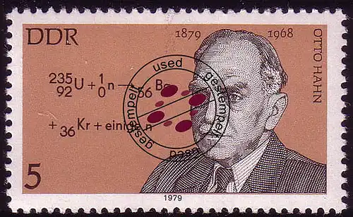 2406 Bedeutende Persönlichkeiten 5 Pf Hahn O